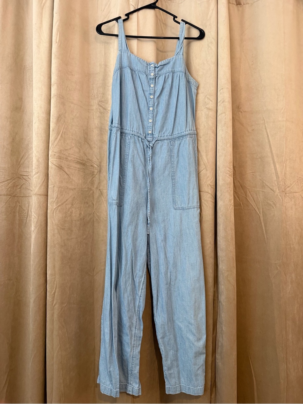 Old Navy Light Blue Denim Overalls Jumpsuit
